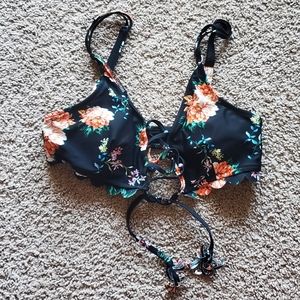ORANGE BLOSSOM LACE-UP BIKINI